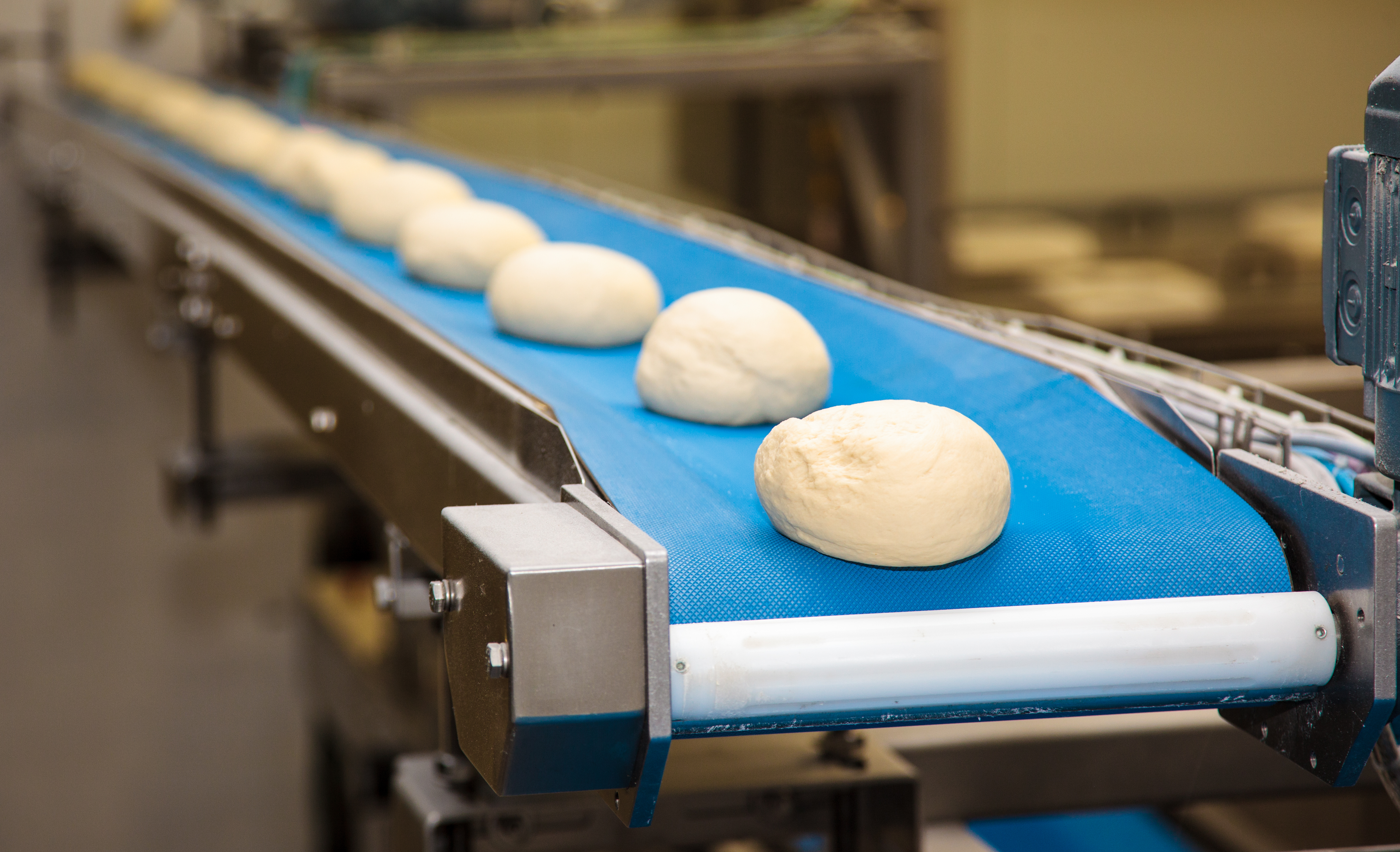 dough on the line