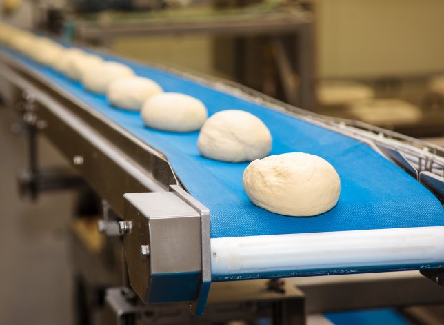 dough on the line