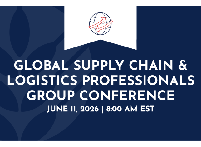 Global Supply Chain & Logistics Professionals Group Conference