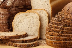 slided bread